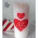 cuori pizzo - rosso