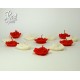 rose piccole - 3 pezzi