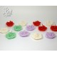 rose piccole - 3 pezzi